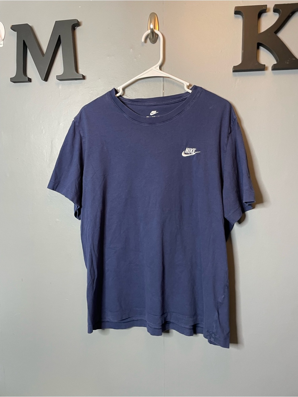 Nike Men's Navy Short-Sleeve Logo T-Shirt size xlarge